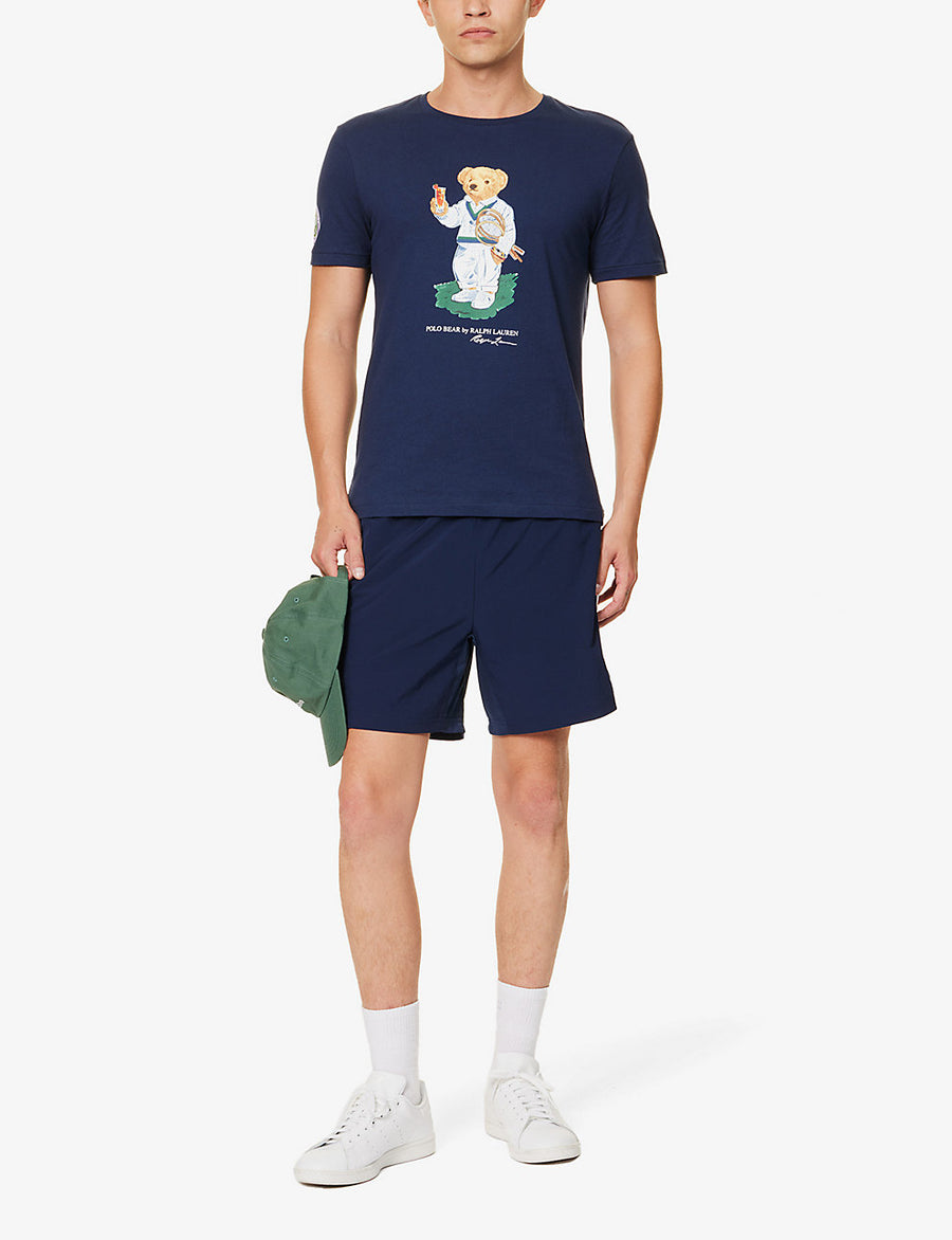 POLO RALPH LAUREN Polo Ralph Lauren x Wimbledon logo-print recycled cotton-blend T-shirt