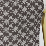 Snow Flake Pattern Midi Dress